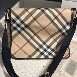 Authentic Burberry diaper bag